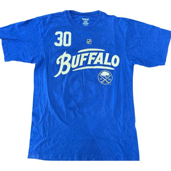 Vintage Tees - Reebok NHL Buffalo Sabres Ryan Miller Graphic Tee*SZ M - Picture 1 of 5